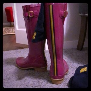 Joules rain boots - pink